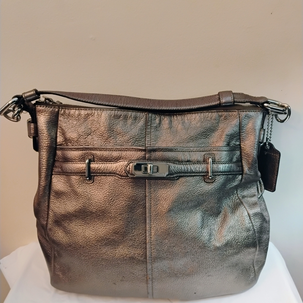 Coach Metallic Shoulder Bag